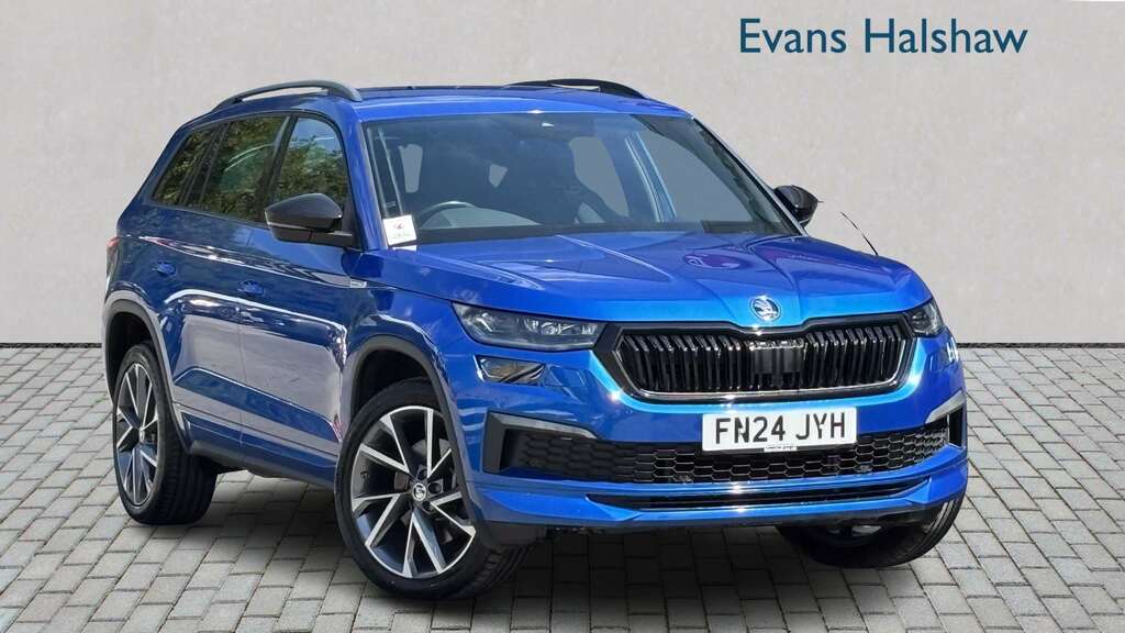 Skoda Kodiaq 2.0 Tdi 200 Sport Line 4X4 Dsg 7 Seat 2024 Blue