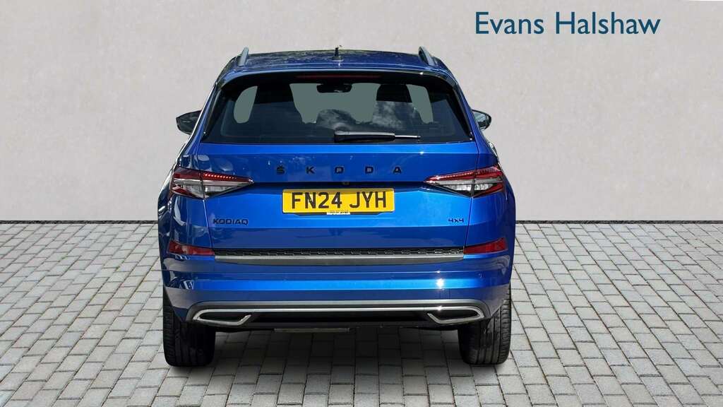 Skoda Kodiaq 2.0 Tdi 200 Sport Line 4X4 Dsg 7 Seat 2024 Blue #4