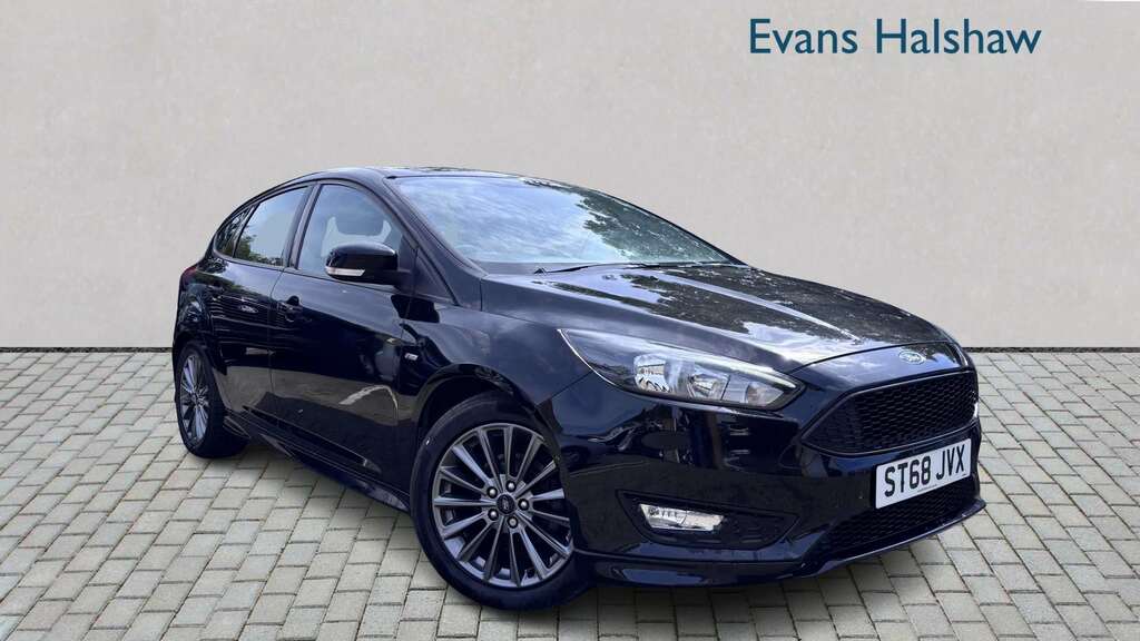 Ford Focus 1.5 Tdci 120 St-line Navigation 2018 ST68JVX Black