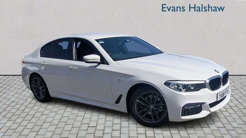 BMW 5 Series 520D M Sport 2018 White