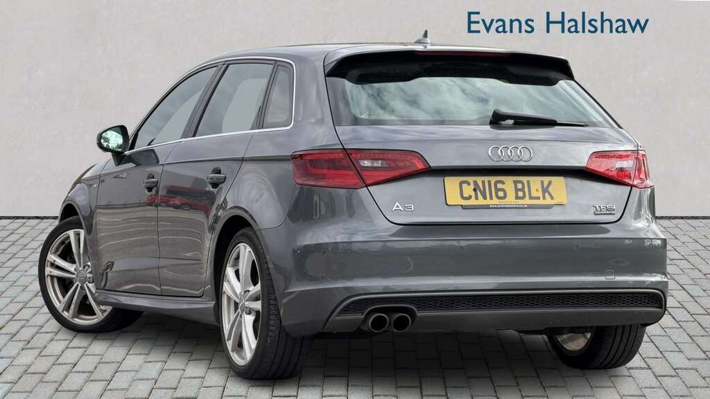 Audi A3 1.8 Tfsi Quattro S Line S Tronic Nav 2016 CN16BLK Grey #2