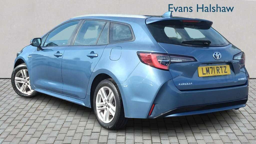Toyota Corolla 1.8 Vvt-i Hybrid Icon Cvt 2021 Blue #2