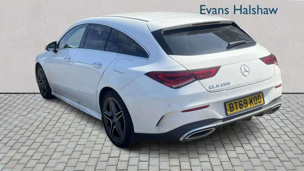 Mercedes-Benz CLA Class 200 Amg Line Premium Tip 2019 White #5