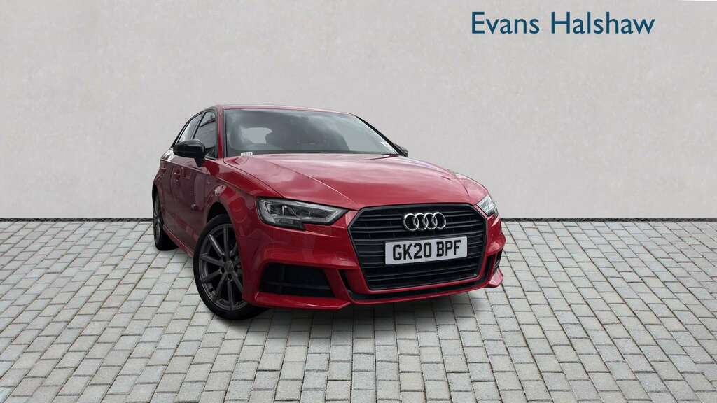 Audi A3 35 Tdi Black Edition S Tronic 2020 Red