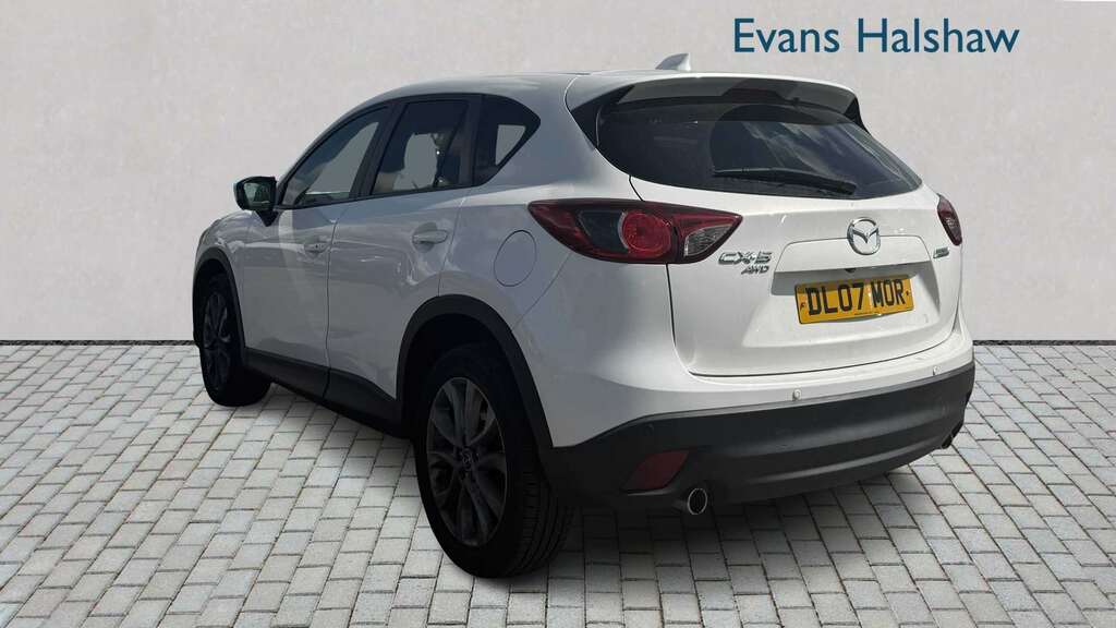 Mazda CX-5 2.2D 175 Sport Nav Awd 2013 DL07MOR White #5