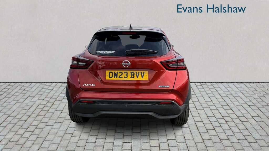 Nissan Juke 1.6 Hybrid N-connecta 2023 Red #3