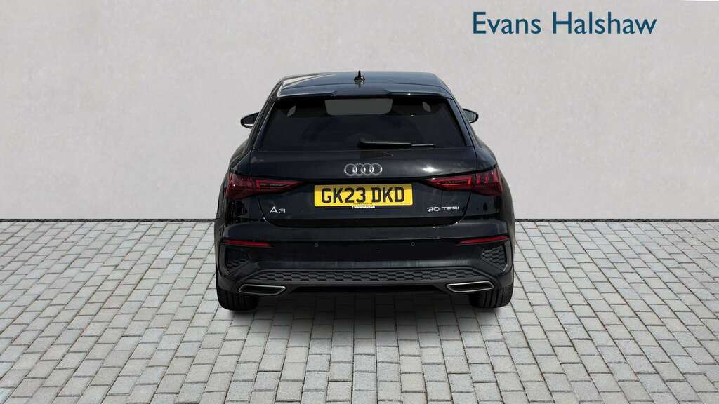 Audi A3 30 Tfsi S Line 2023 GK23DKD Black #5