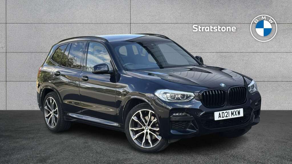 BMW X3 Xdrive20d Mht M Sport Step 2021 Black #3