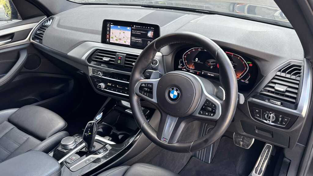 BMW X3 Xdrive20d Mht M Sport Step 2021 Black #5