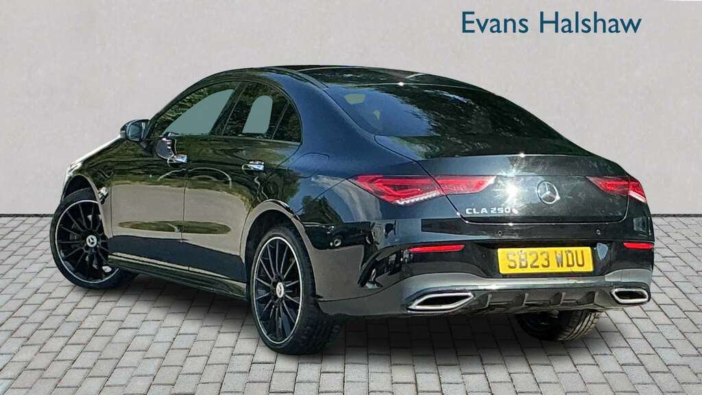Mercedes-Benz CLA Class 250E Amg Line Premium Night Ed Tip 2023 Black #2
