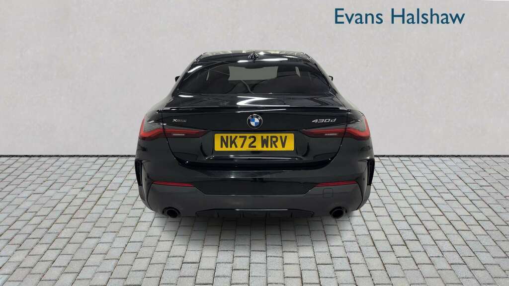 BMW 4 Series 430D Xdrive Mht M Sport Step 2022 Black #3