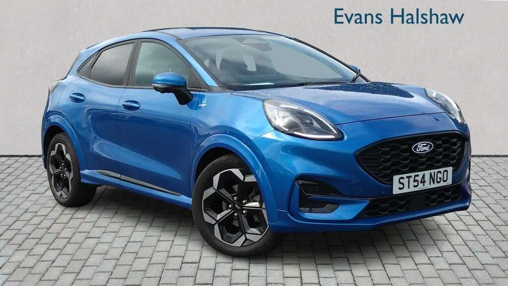 Ford Puma 1.0 Ecoboost Hybrid Mhev St-line X Dct 2024 Blue