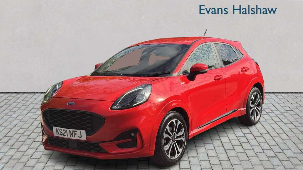 Ford Puma 1.0 Ecoboost Hybrid Mhev 155 St-line 2021 Red #4