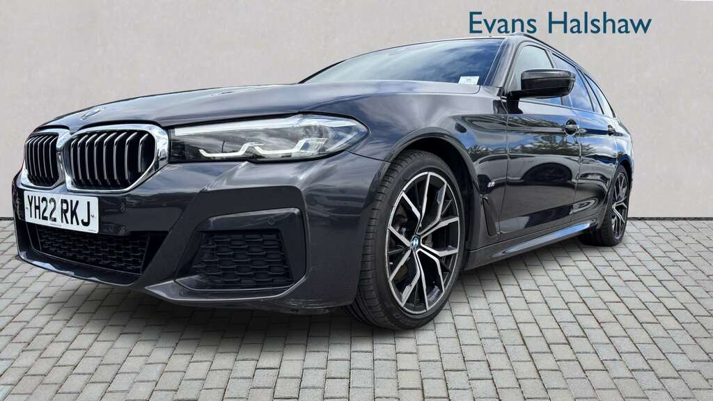 BMW 5 Series 520D Mht M Sport Step 2022 Grey #3