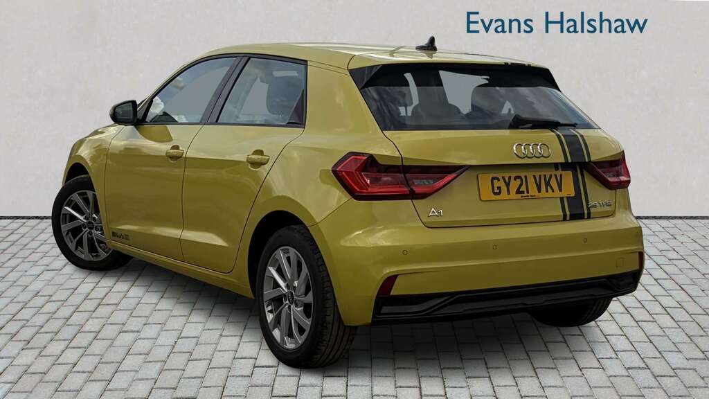 Audi A1 25 Tfsi Sport S Tronic 2021 GY21VKV Yellow #2