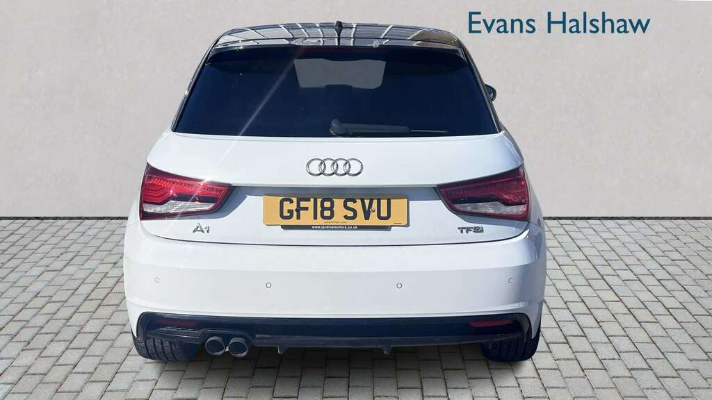 Audi A1 1.4 Tfsi 125 Black Edition Nav 2018 GF18SVU White #5
