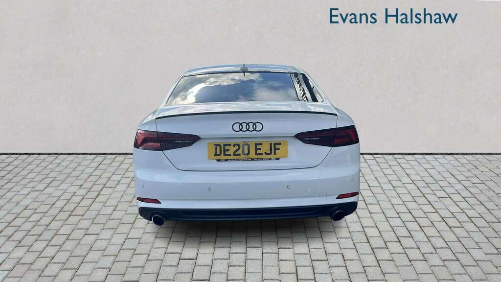 Audi A5 35 Tfsi Black Edition S Tronic 2020 DE20EJF White #4