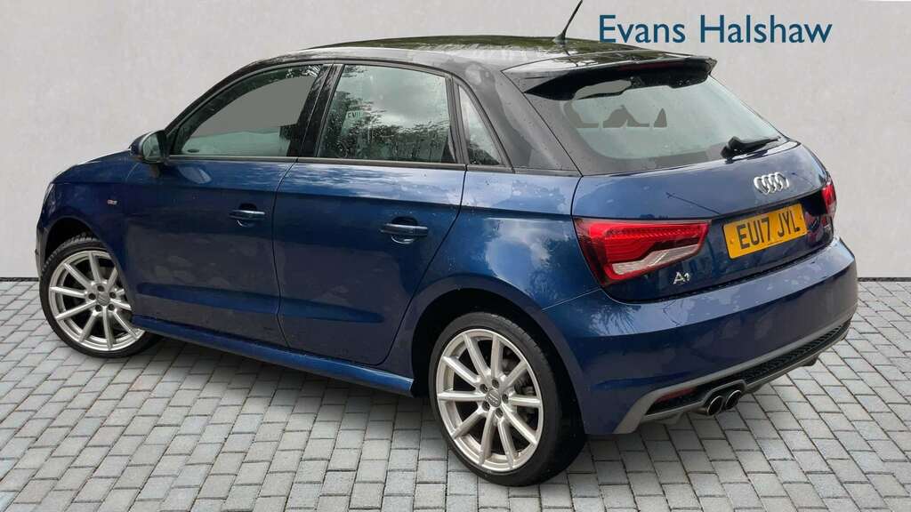 Audi A1 1.4 Tfsi S Line S Tronic 2017 EU17JYL Blue #2