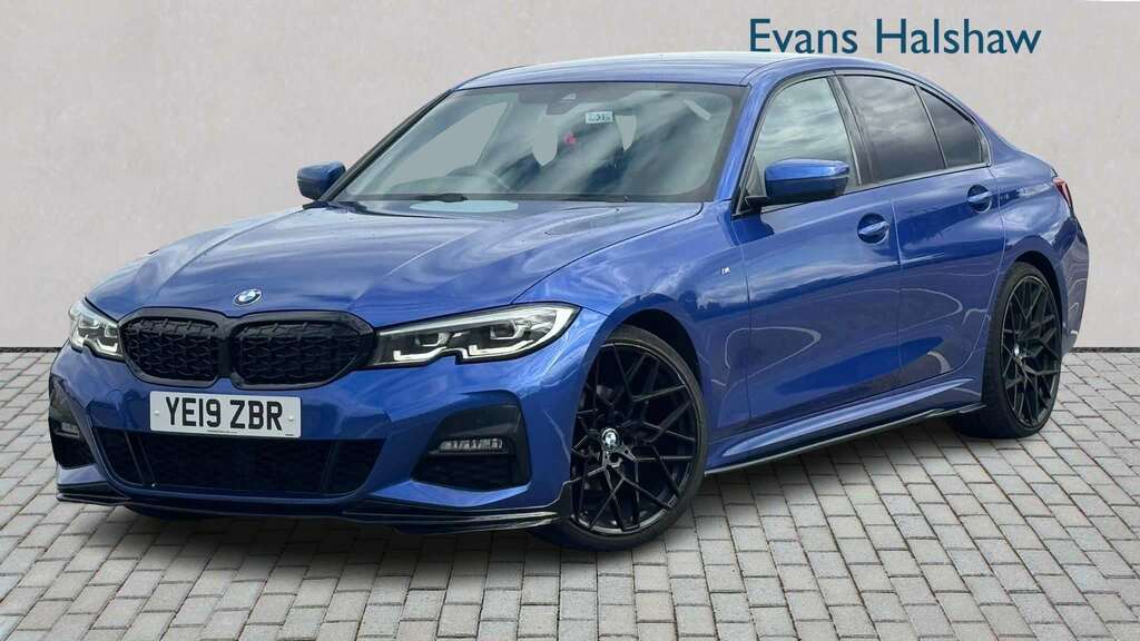 BMW 3 Series 320D M Sport Step 2019 YE19ZBR Blue #6