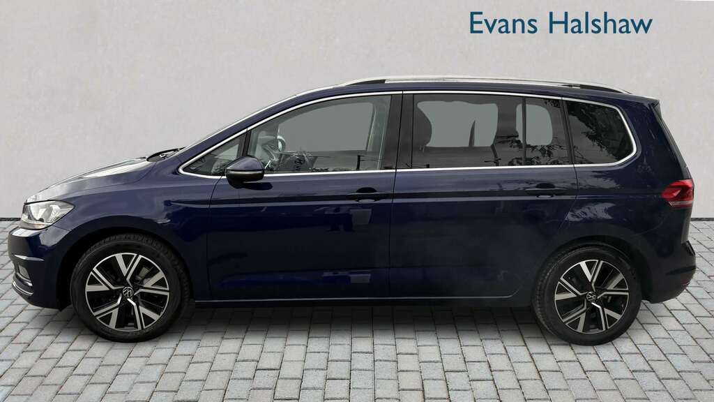 Volkswagen Touran 1.5 Tsi Evo Sel Dsg 2020 BJ70FMP Blue #3