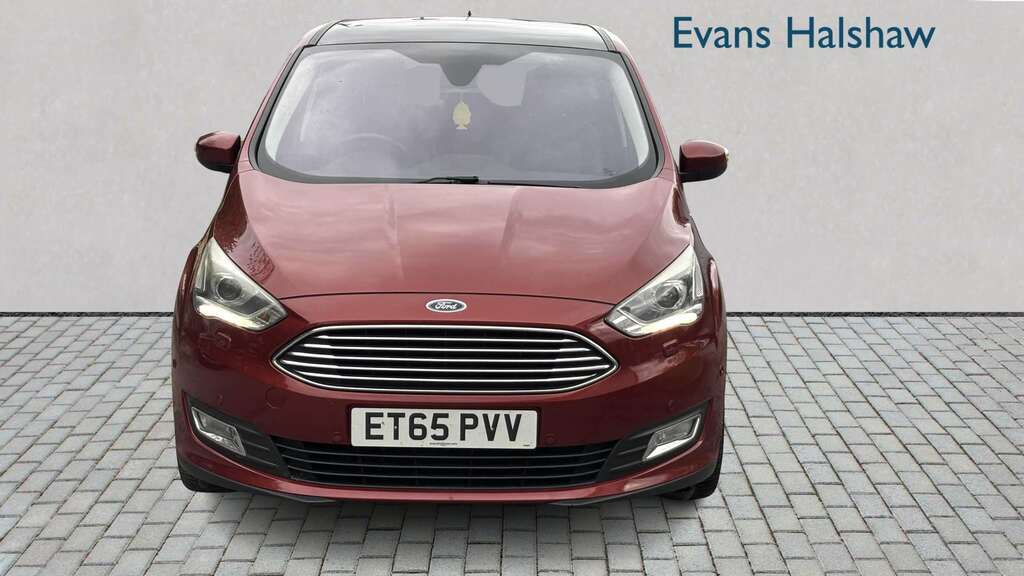 Ford C-Max 1.5 Tdci Titanium X 2016 ET65PVV Red #4