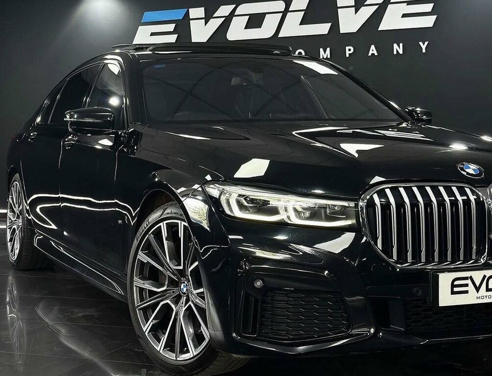 BMW 7 Series 740D Xdrive M Sport Blue #8