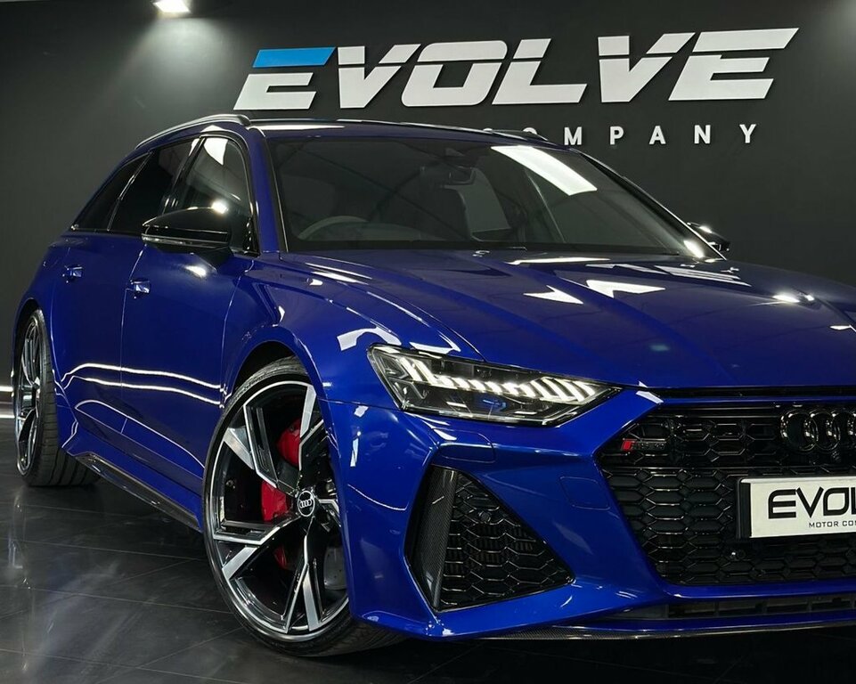 Audi RS6 Avant 4L Carbon Black Blue #3