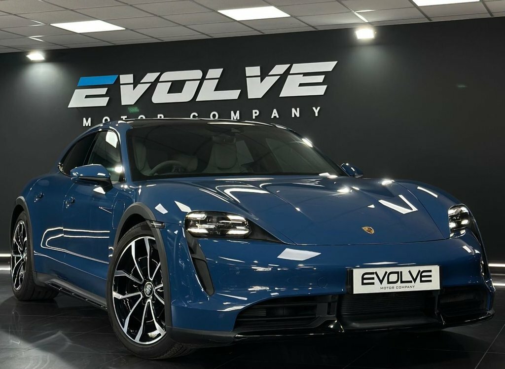 Porsche Taycan Estate Blue