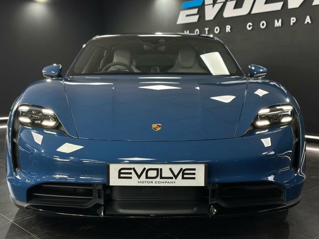 Porsche Taycan Estate Blue #4