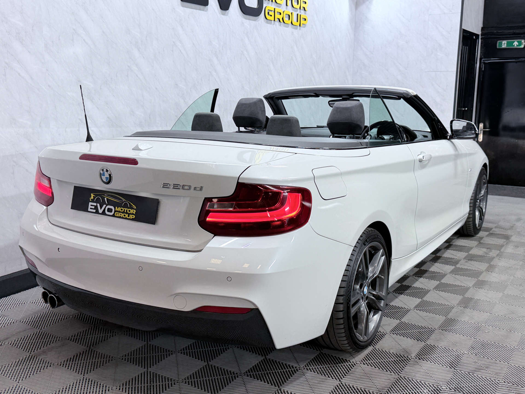 BMW 2 Series 2.0Td 220D Sport Convertible Red #35