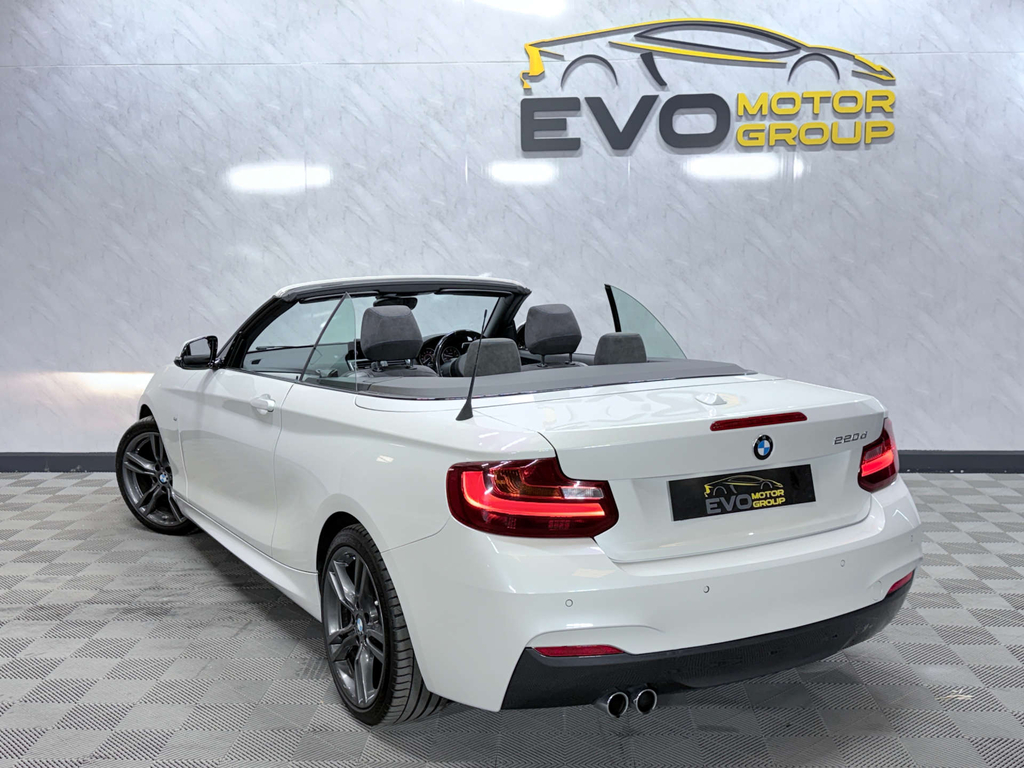 BMW 2 Series 2.0Td 220D Sport Convertible Red #20
