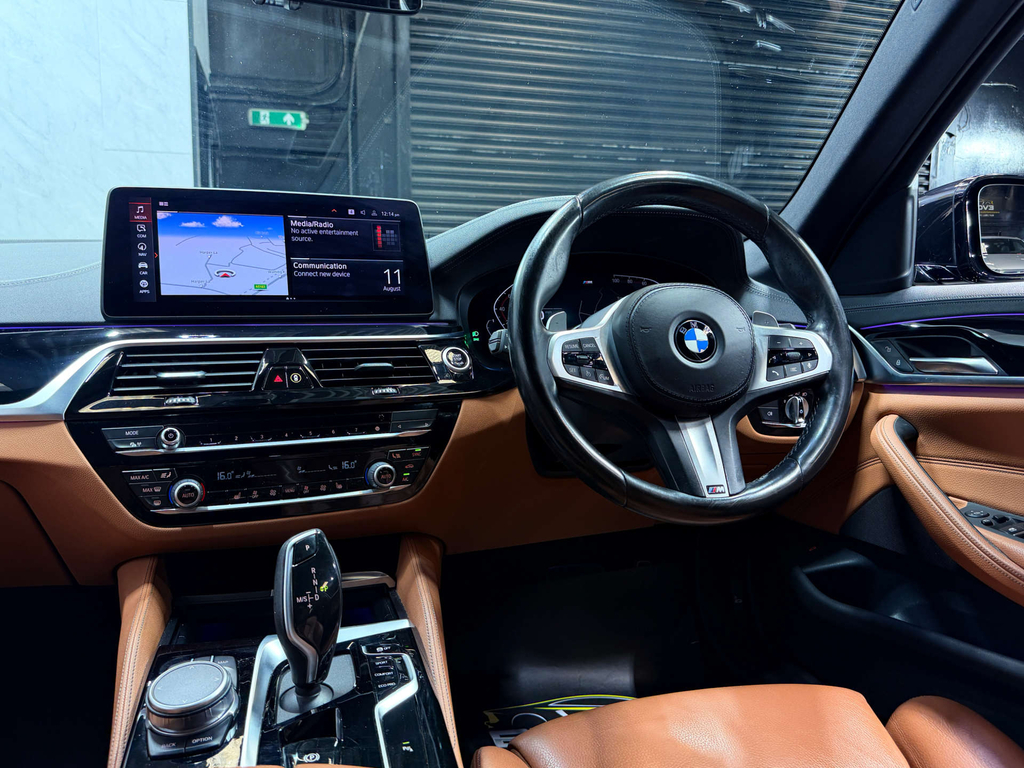 BMW 5 Series 2.0 520D Mht M Sport Saloon Hybrid Step Grey #35