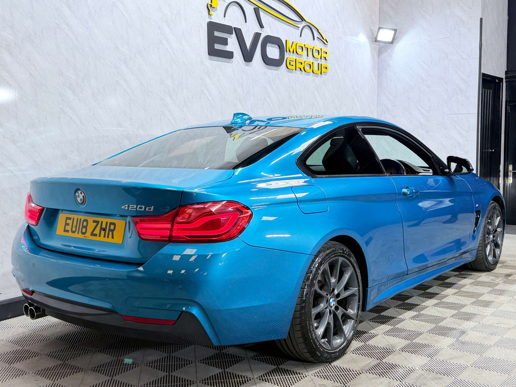 BMW 4 Series Gran Coupe 2.0 420D M Sport Xdrive Euro 6 S Black #22