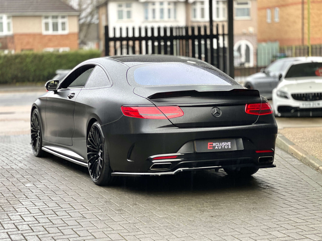 Mercedes-Benz S Class V8 Amg Line Premium Bodykit Satin Black Pa White #5
