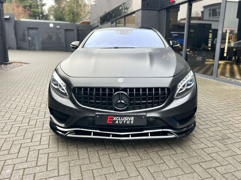 Mercedes-Benz S Class V8 Amg Line Premium Bodykit Satin Black Pa White #6
