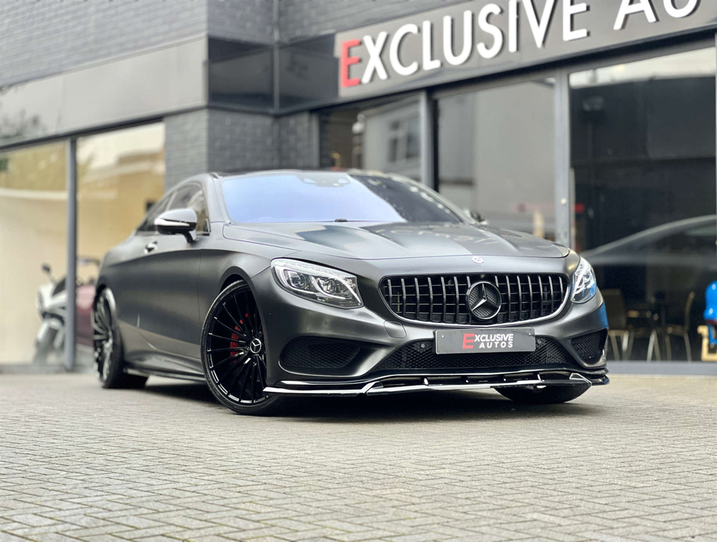 Mercedes-Benz S Class V8 Amg Line Premium Bodykit Satin Black Pa White