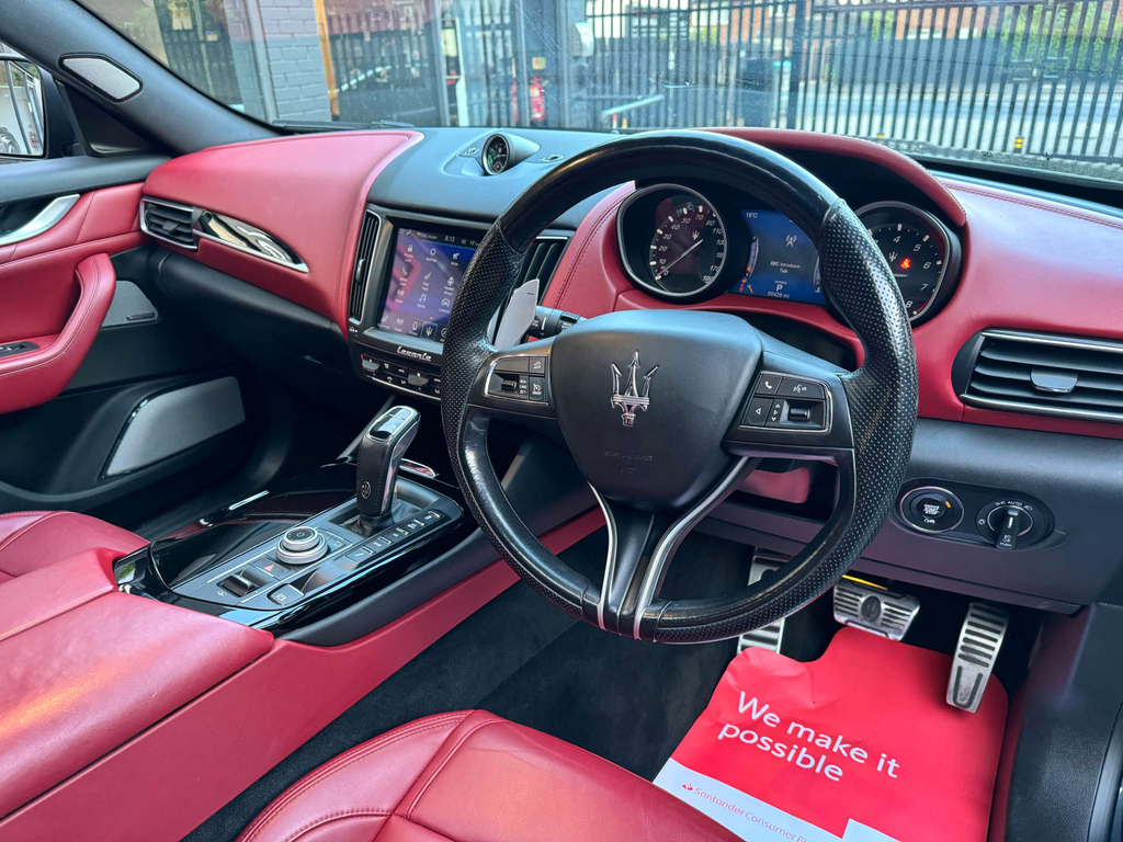 Maserati Levante V6 Gransport Nerissimo Suv Red Leather Bodykit Black #4