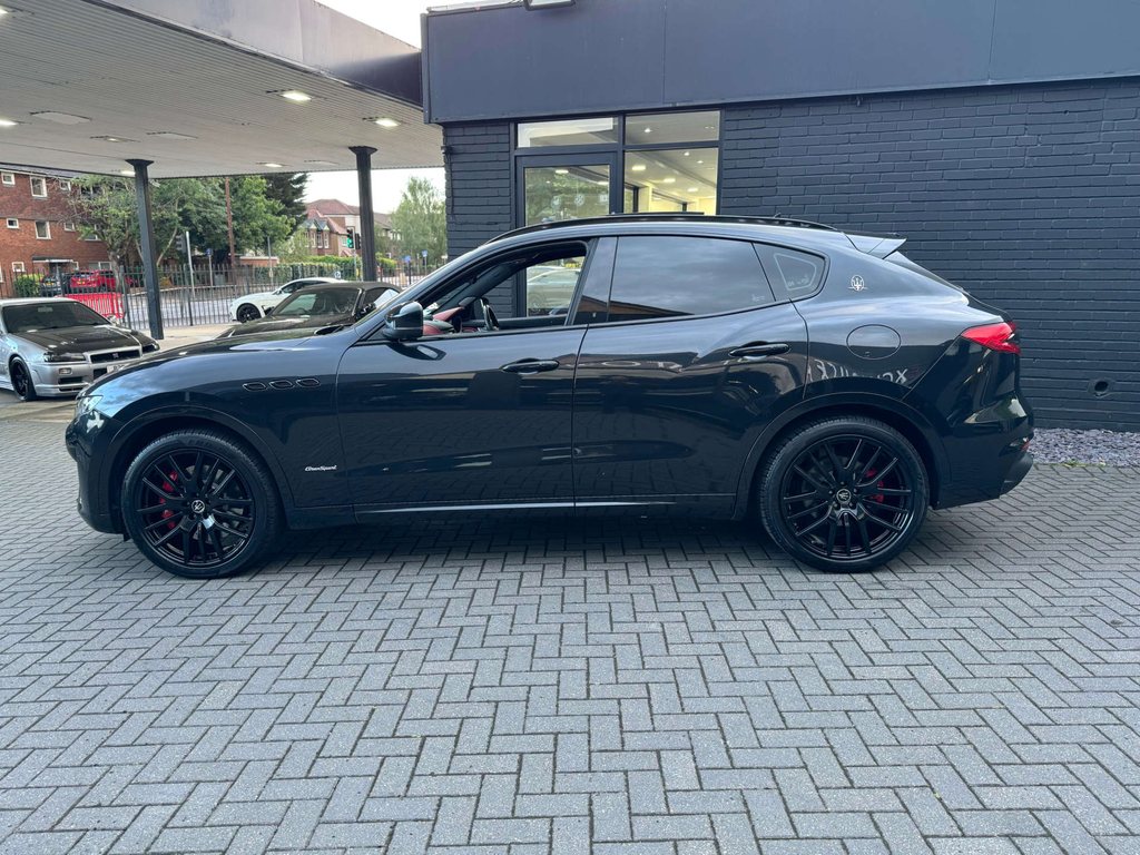 Maserati Levante V6 Gransport Nerissimo Suv Red Leather Bodykit Black #5