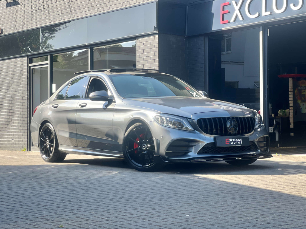 Mercedes-Benz C Class Amg Line Premium Plus C63 Bodykit Saloon Die Grey