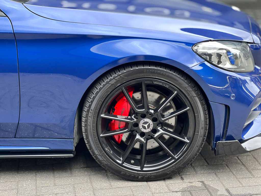 Mercedes-Benz C Class D Amg Line Edition Premium C63 Style Bodykit Blue #5