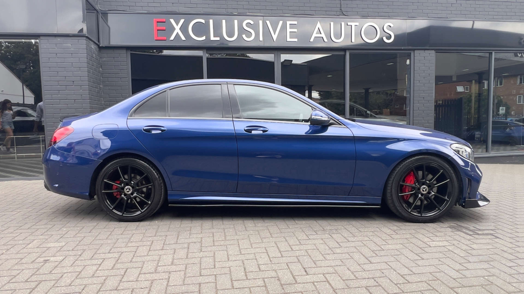 Mercedes-Benz C Class D Amg Line Edition Premium C63 Style Bodykit Blue #6