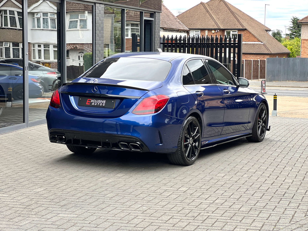 Mercedes-Benz C Class D Amg Line Edition Premium C63 Style Bodykit Blue #3