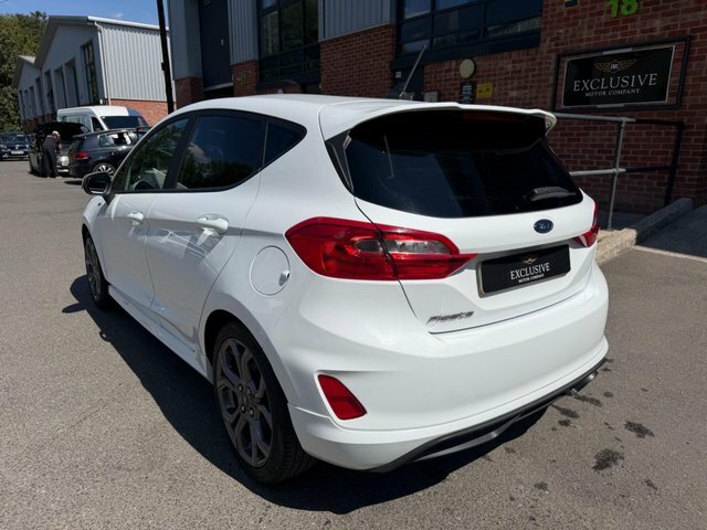 Ford Fiesta 2019 1.0T Ecoboost St-line Euro 6 Ss White #4