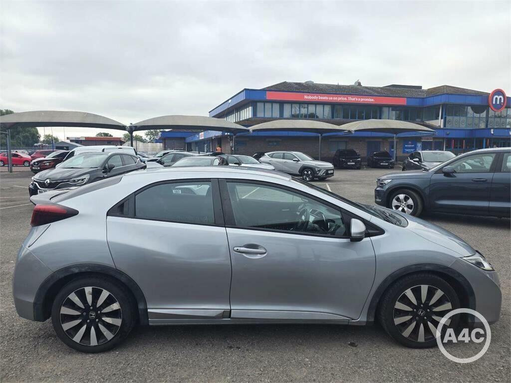 Honda Civic 1.4 I-vtec Se Plus Navi Euro 6 Ss Silver #3