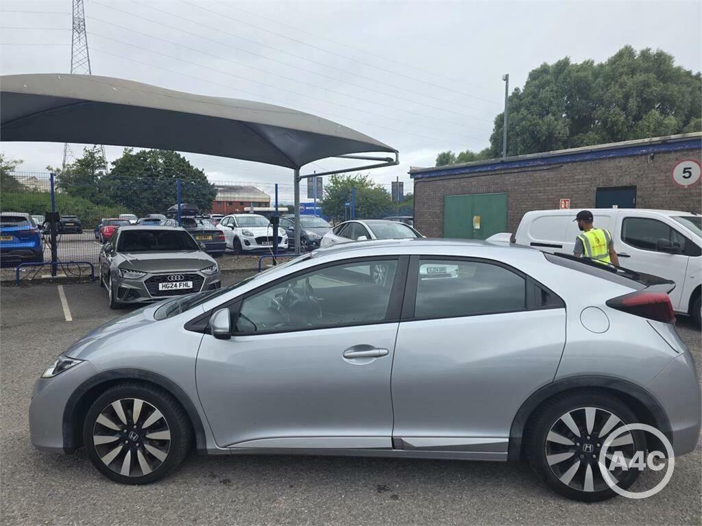 Honda Civic 1.4 I-vtec Se Plus Navi Euro 6 Ss Silver #4