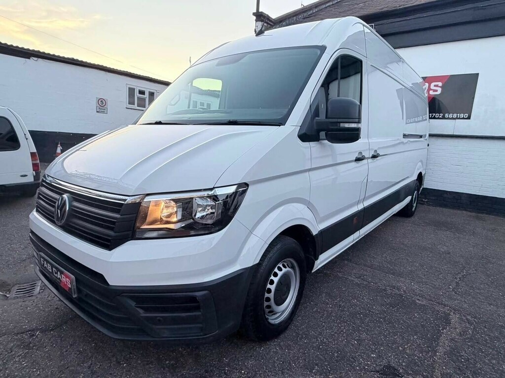 Volkswagen Crafter 2.0 Tdi Cr35 Trendline Fwd Lwb High Roof Euro 6 S White #4