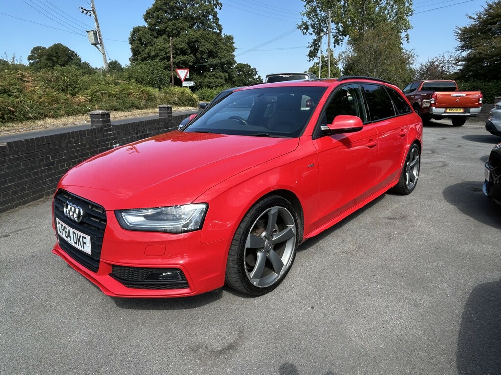 Audi A4 Avant Estate 2.0 Tdi Black Edition 2015 Red #3