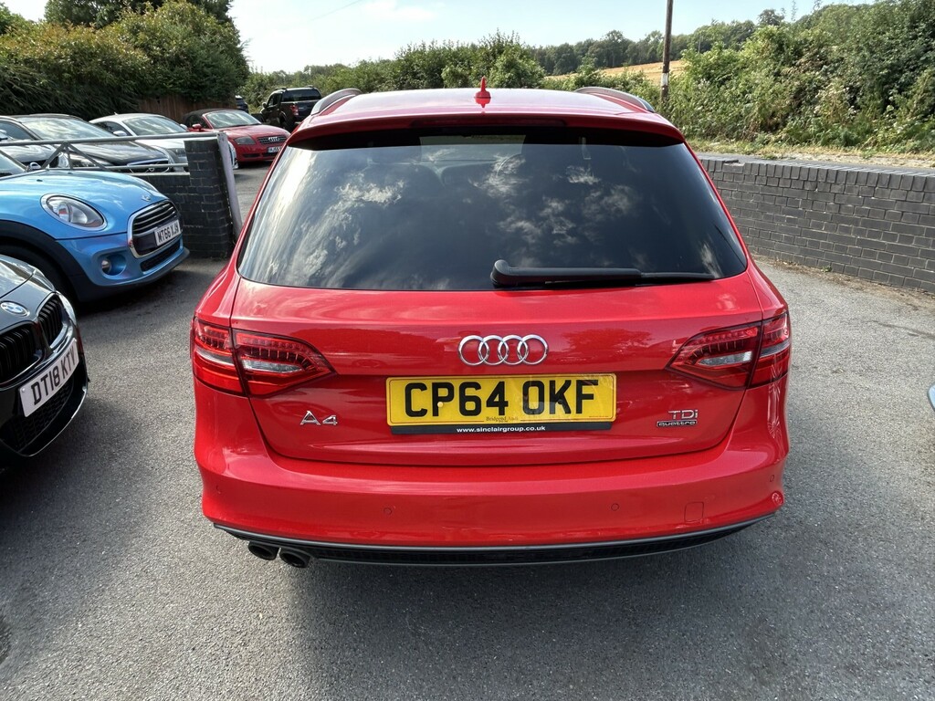 Audi A4 Avant Estate 2.0 Tdi Black Edition 2015 Red #5