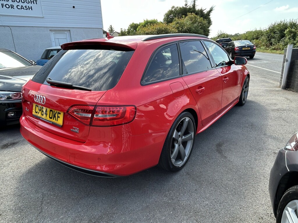 Audi A4 Avant Estate 2.0 Tdi Black Edition 2015 Red #6