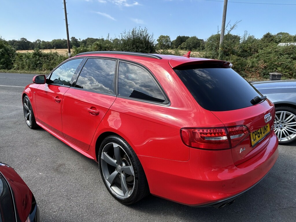 Audi A4 Avant Estate 2.0 Tdi Black Edition 2015 Red #4